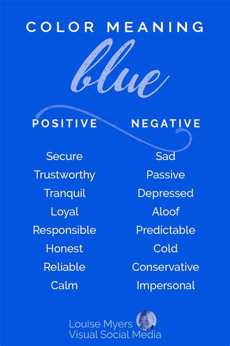 color blue meaning in personality.